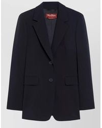 Max Mara - Tailored Jacket Linz Notched Lapels Buttons - Lyst