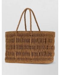 The Row - Georgica Raffia Beach Tote Bag - Lyst