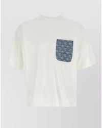 DSquared² - Logo Jacquard T-Shirt Crew Neck Pocket - Lyst
