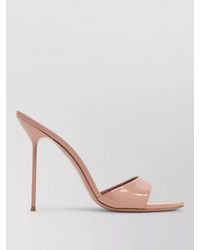 Paris Texas - Leather High-Heel Mules - Lyst