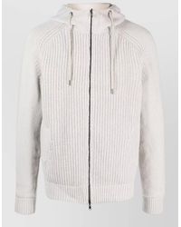 Herno - Wool Hooded Bomber Jacket - Lyst