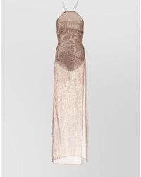 ANDAMANE - Polyester Maxi Dress - Lyst