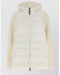 Brunello Cucinelli - Down Quilted Hooded Parka Coat - Lyst
