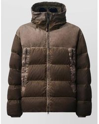 C.P. Company - Down Quilted Hooded Padded Coat - Lyst