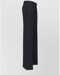 Rick Owens - Straight Trousers With Belt Loops And Buttoned Back Pocket - Lyst