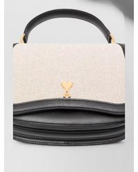 Ami Paris - Paris Shoulder Bag Adjustable Strap Top Handle - Lyst