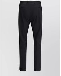 PT Torino - Cotton Trousers Featuring Feather Detail - Lyst