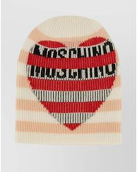 Moschino - Striped Heart Hat - Lyst