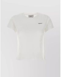 Coperni - Crew Neck Logo Print T-Shirt - Lyst