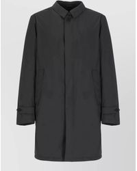 Herno - Down Single-Breasted Jacket - Lyst
