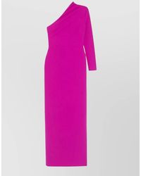 Solace London - Joana Maxi Dress One Shoulder Side Slit - Lyst