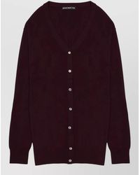 Department 5 - Merino Wool College Style Cardigan V Neckline - Lyst