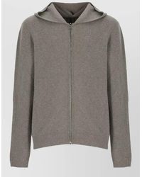 Rick Owens - Cashmere Zip-Up Hooded Jacket - Lyst