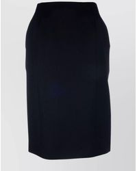 Balenciaga - Wool High-Rise Midi Pencil Skirt - Lyst