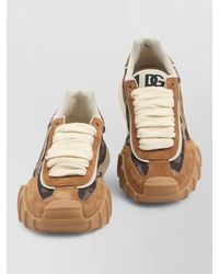 Dolce & Gabbana - Leopard-Print Low-Top Sneakers - Lyst