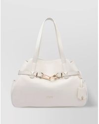 Liu Jo - Double Handle Shoulder Bag With Buckle Detail - Lyst
