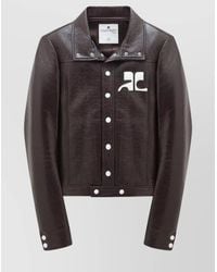 Courreges - Faux-Leather Jacket - Lyst