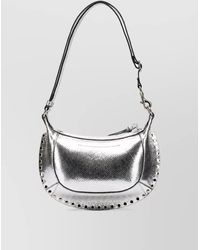 Isabel Marant - Oskan Moon Small Leather Clutch Bag - Lyst