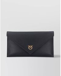 Pinko - Envelope Chain Strap-Tone Clutch Bag - Lyst