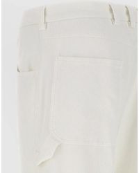 Cellar Door - Thelma Pants Textured Fabric Belt Loops Pockets - Lyst