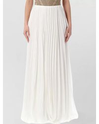 Ralph Lauren - Pleated Maxi Skirt - Lyst