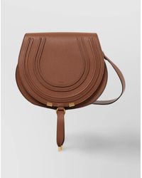 Chloé - Marcie Leather Saddle Shoulder Bag - Lyst