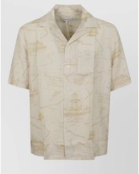 Maison Kitsuné - Paris Map Resort Short Sleeve Shirt - Lyst
