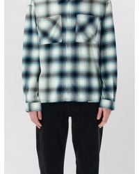 Represent - Flannel Shirt Checked Pattern Chest Pockets - Lyst