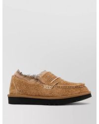UGG - Ellis Suede Loafers Slip On Rubber Sole - Lyst