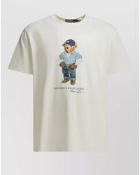 Polo Ralph Lauren - Polo Bear Graphic Crew Neck T Shirt - Lyst