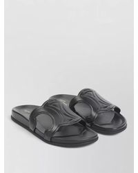 Celine - Triomphe Slide Sandal Vegetable Tanned Calfskin - Lyst