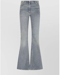 Courreges - Flared Leg Trousers With Pockets And Loops - Lyst