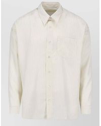 sunflower - Striped Button Down Collar Shirt Chest Pocket - Lyst