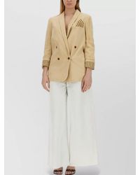 Alysi - Oversize Double Breasted Jacket Notch Lapel - Lyst