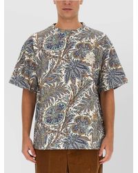 Etro - Floral Print Regular Fit T-Shirt - Lyst