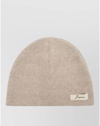 Jacquemus - Le Bonnet Chevron Wool Ribbed Hat - Lyst