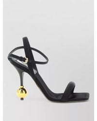 Moschino - Satin Sandals - Lyst