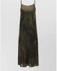 Uma Wang - Silk Midi Dress - Lyst