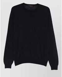 Zanone - Crew Neck Knit Sweater Long Sleeves - Lyst