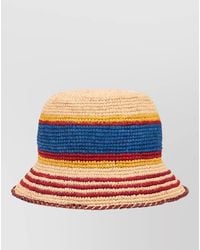 Rabanne - Raffia Bucket Hat Summer Band Detail - Lyst