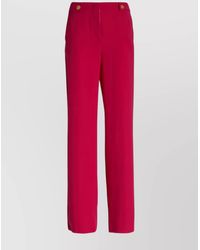 Giorgio Armani - High-Rise Wide-Leg Trousers - Lyst