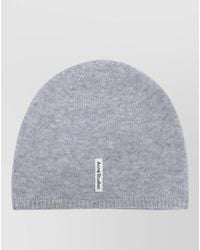 Acne Studios - Cashmere Fitted Beanie Ribbed Hem - Lyst