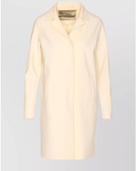 Herno - Collar Front Pockets Notched Lapel Long Sleeves - Lyst