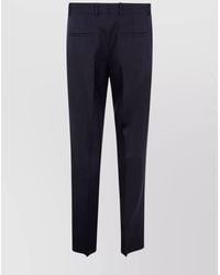 Jil Sander - Wool Slim-Fit Straight-Leg Tailored Trousers - Lyst