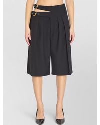 Chloé - Bermuda Shorts With Double Belt - Lyst