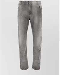 Balmain - Regular-Fit Denim Straight-Leg Jeans - Lyst