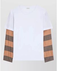 Dries Van Noten - Layered Long Sleeve Block Design T Shirt - Lyst