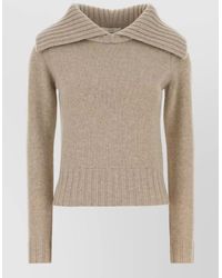 Co. - Cashmere Sweater Long Sleeves Ribbed Llar - Lyst