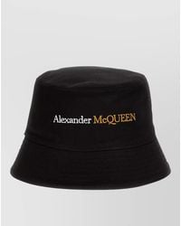 McQueen - Cotton Bucket Hat - Lyst
