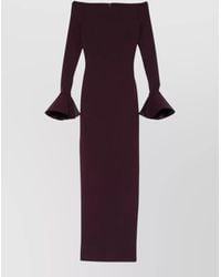 Solace London - Anica Off Shoulder Maxi Evening Dress - Lyst